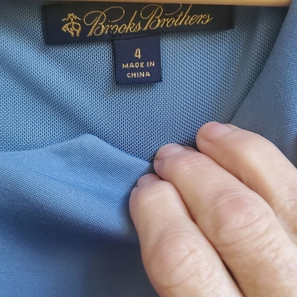 Brooks Brothers Sculpted Neckline Sheath Ponte Knit Meshed Lined Sz 4 Dress - Picture 7 of 11